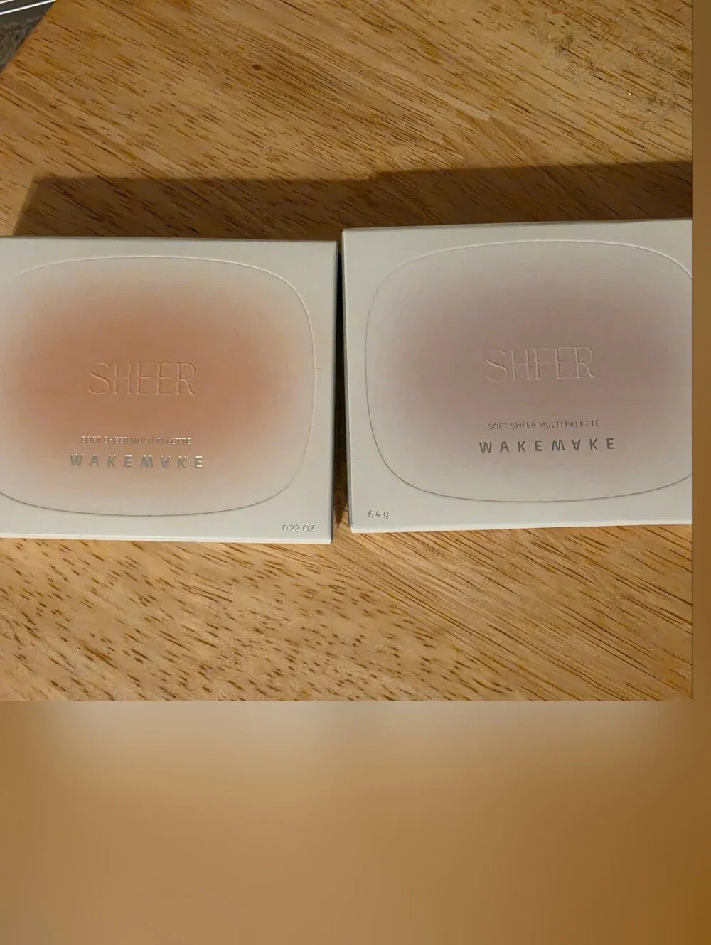 Set Of Two Wakemake Multi Palettes (Lavender & Coral)